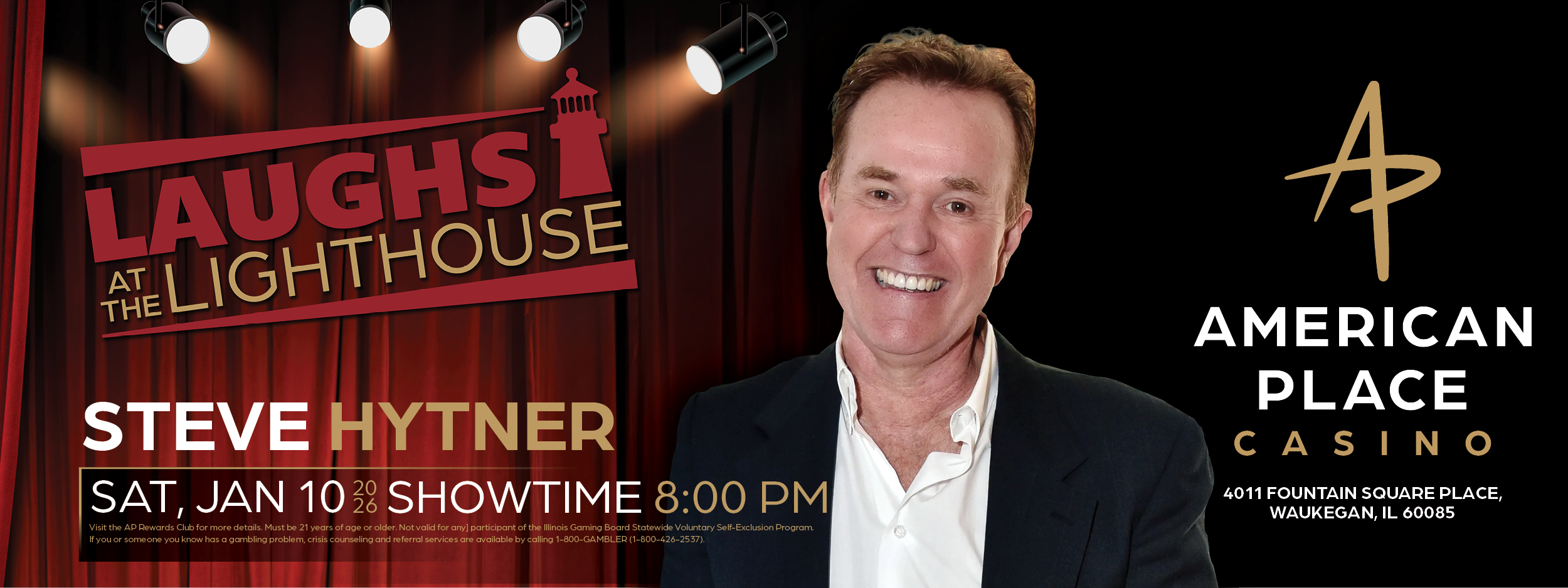 Steve Hytner LIVE at The Lighthouse at American Place Casino